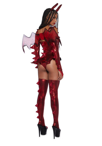 Fire Breathing Beauty Costume Set