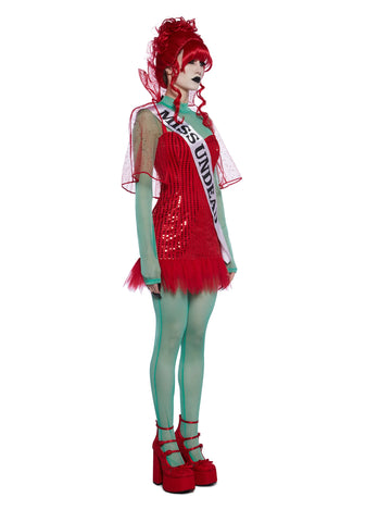 Miss Afterlife Receptionist Costume Set