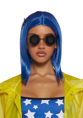 Button Eyed Explorer Premium Costume And Wig Set