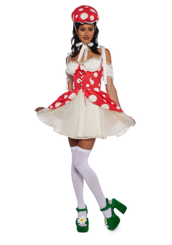 Mushroom Princess Costume Set