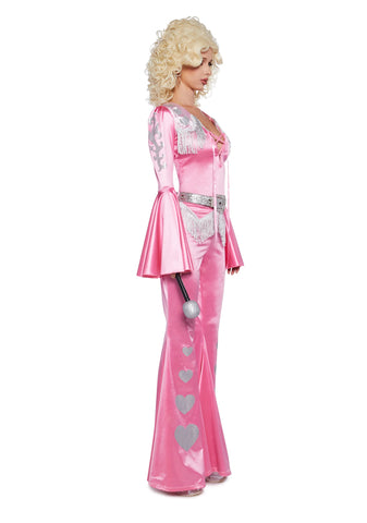 Lady Of Country Music Premium Costume And Wig Set