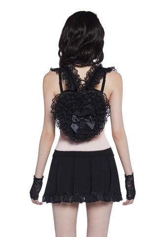 Bewitched Temptation Heart Mini Backpack