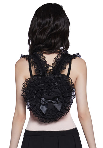Bewitched Temptation Heart Mini Backpack