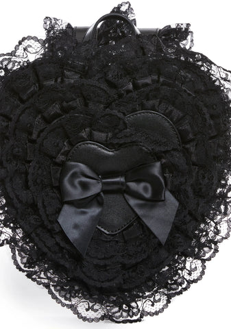 Bewitched Temptation Heart Mini Backpack