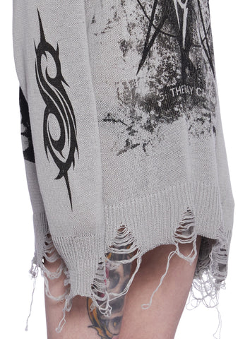 The Gray Chapter Distressed Sweater