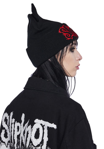 Devil In I Knit Beanie