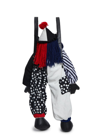 Legit Funny Clown Backpack - Black/White