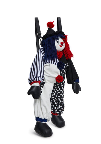 Legit Funny Clown Backpack - Black/White