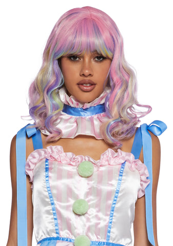 Bubblegum Bozo Bob Wig