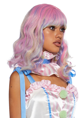 Bubblegum Bozo Bob Wig