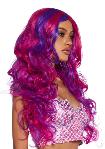 Ocean Enchantress Mermaid Wig - Pink