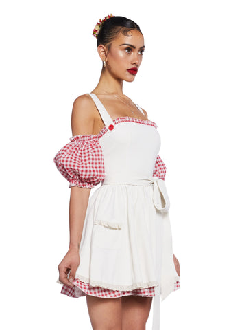 Mama Mia Apron Mini Dress