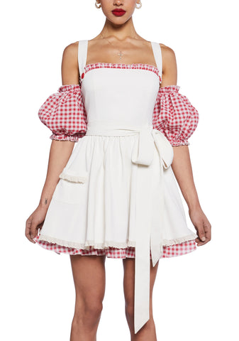 Mama Mia Apron Mini Dress