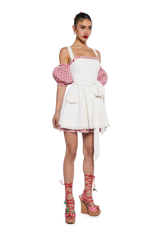 Mama Mia Apron Mini Dress