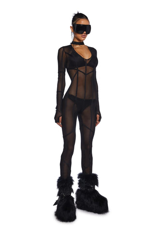 Chamber Cut Out Catsuit