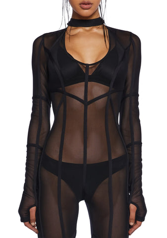 Chamber Cut Out Catsuit