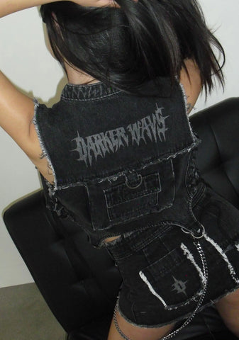Downbeat Distressed Vest