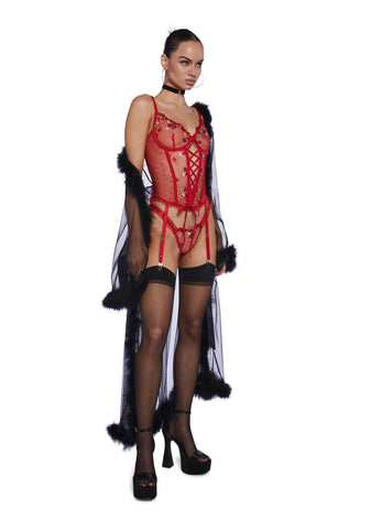 Just A Taste Bustier Lingerie Set