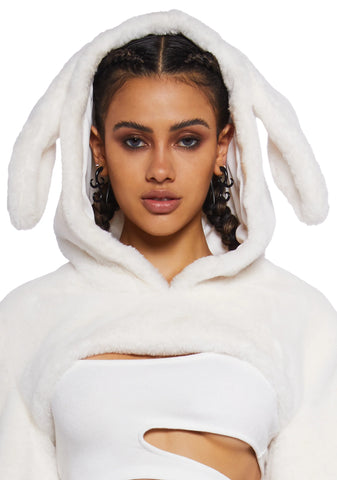 Always Late Plush Shrug