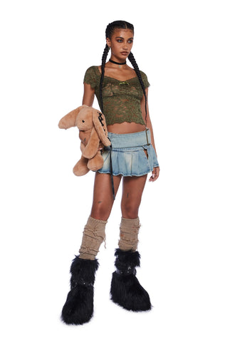 Woodland Wishes Lace Top - Green