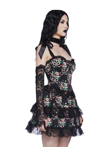 Bewitched Bloom Mini Dress