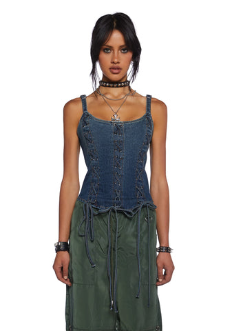 Little Miss Attitude Corset Top