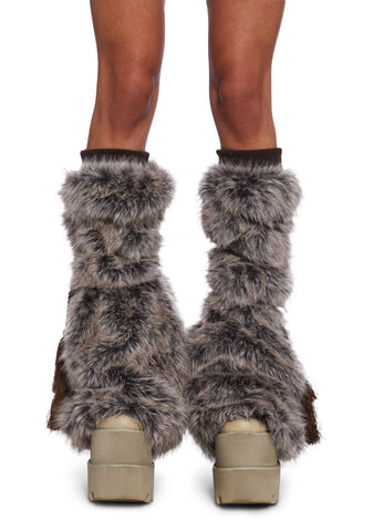 Explored Beats Legwarmers - Brown