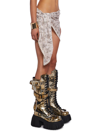 Magic Metamorphosis Mesh Sarong