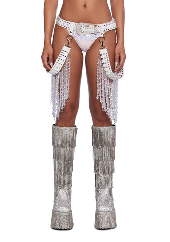 Cavern Crazy Belt And Harness - Pearl