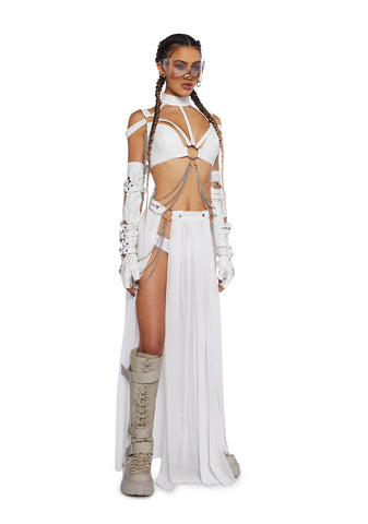 Immersed In Magic Harness Top - White