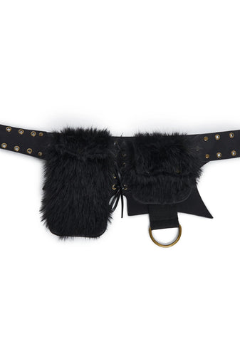Mojave Dreams Utility Belt - Black Fur