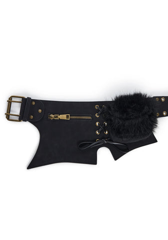 Mojave Dreams Utility Belt - Black Fur