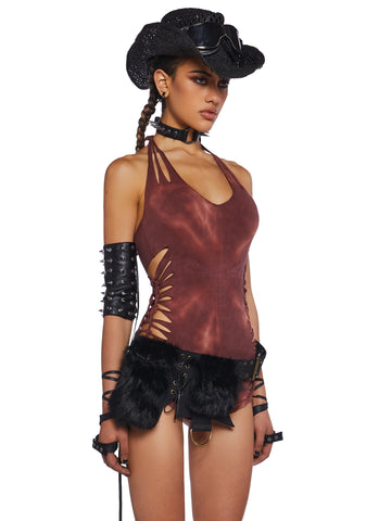 Mojave Dreams Utility Belt - Black Fur