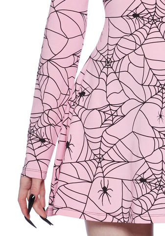 Webbed Whimsy Mini Dress