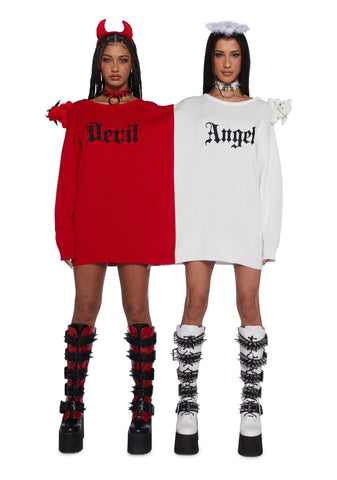 Heavenly Temptations Knit Sweater Set