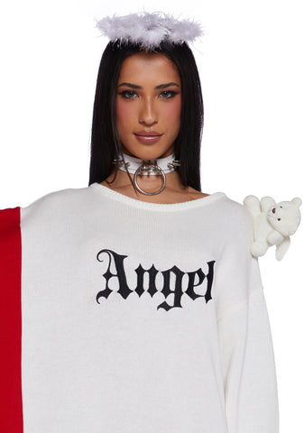 Heavenly Temptations Knit Sweater Set
