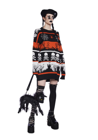 Hollow Grounds Knit Sweater