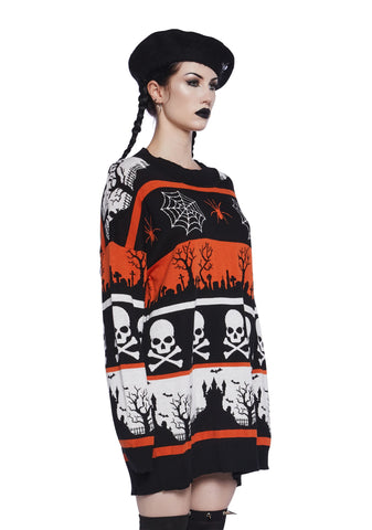 Hollow Grounds Knit Sweater