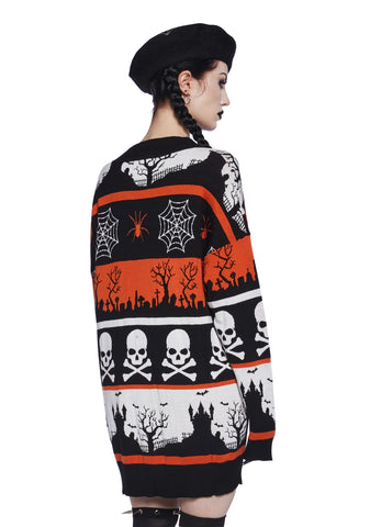 Hollow Grounds Knit Sweater