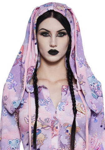 Demented Sweetness Long Sleeve Romper