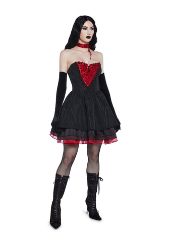 Vampire’s Kiss Mini Dress