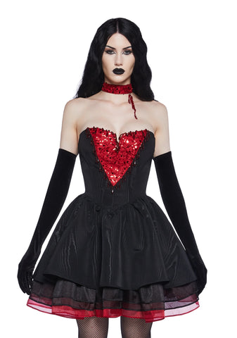 Vampire’s Kiss Mini Dress