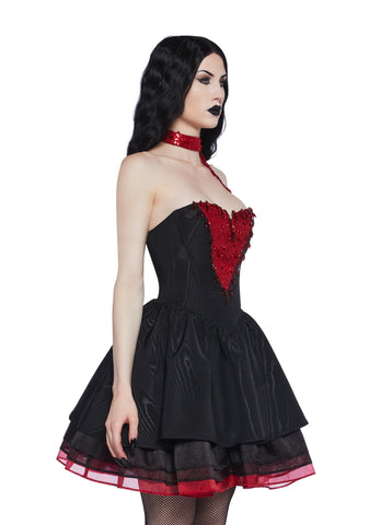 Vampire’s Kiss Mini Dress