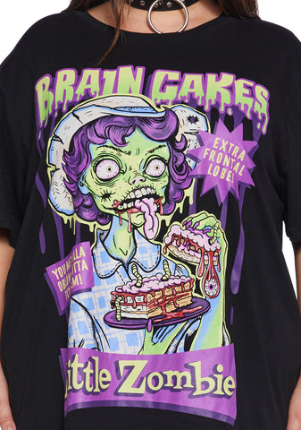 Plus Brain Food Glow In The Dark Graphic Tee