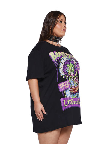 Plus Brain Food Glow In The Dark Graphic Tee