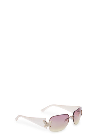Rosy Winged Sunglasses