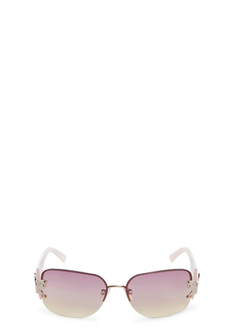 Rosy Winged Sunglasses