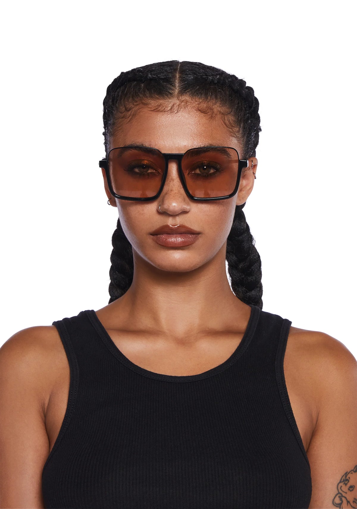 Retro Diva Square Sunglasses