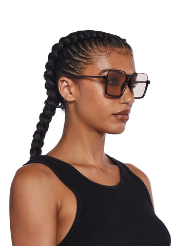Retro Diva Square Sunglasses