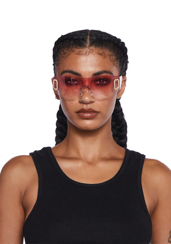 Sweet Thoughts Shield Sunglasses